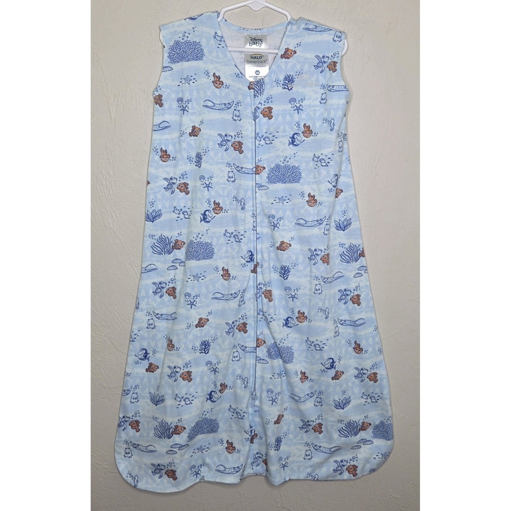 Halo Sleep Sack 100% Cotton Size Medium 6-12 Months Finding Nemo Disney Baby